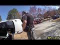 Lady Flips Her Range Rover After Drinking A Bottle Of Wine. #bodycam
