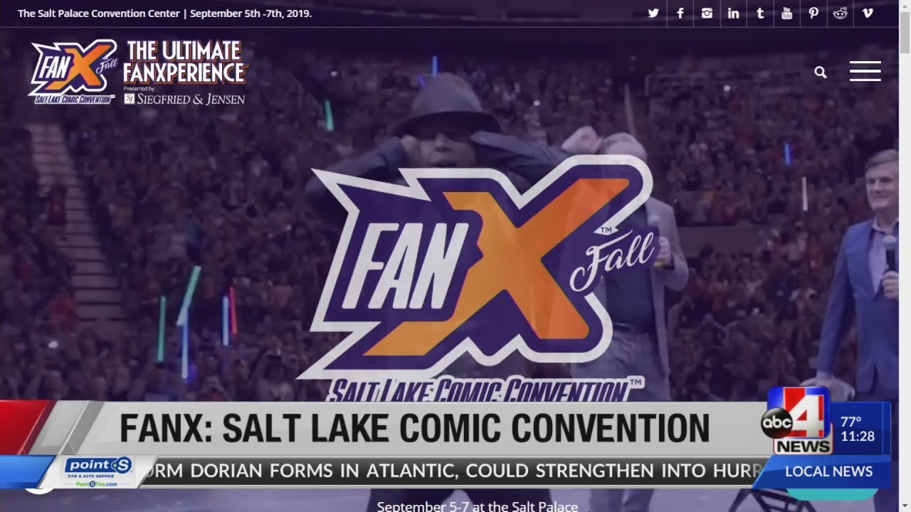 Fanx Salt Lake City Convention Center YouTube