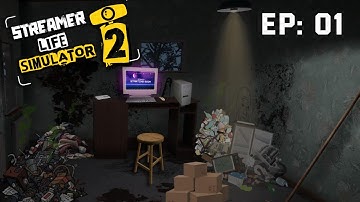 Becoming a streamer with only $200! Streamer Life Simulator 2 - Episode 1