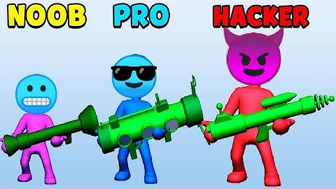 BAZOOKA BOY GAMEPLAY 2023 || NOOB vs PRO vs HACKER