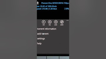 Torrent Remote - Windows Phone 7