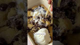 5 Minute EGGLESS Cookie Dough Pudding 🤤 | Recipe in description