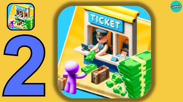 Ticket Empire: Transport Idle-Gameplay Walkthrough Part 2(iOS, Android)#roleplaying