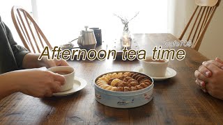 Cafe709 Afternoon Tea Time, Are We Really Not Fighting?, Drinking Tea with Jenny Cookies
