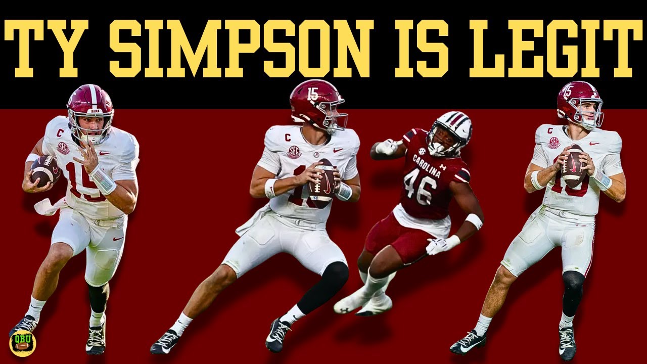 Ty Simpson is DAMN good