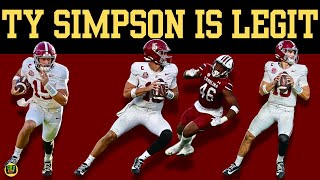 Ty Simpson is DAMN good