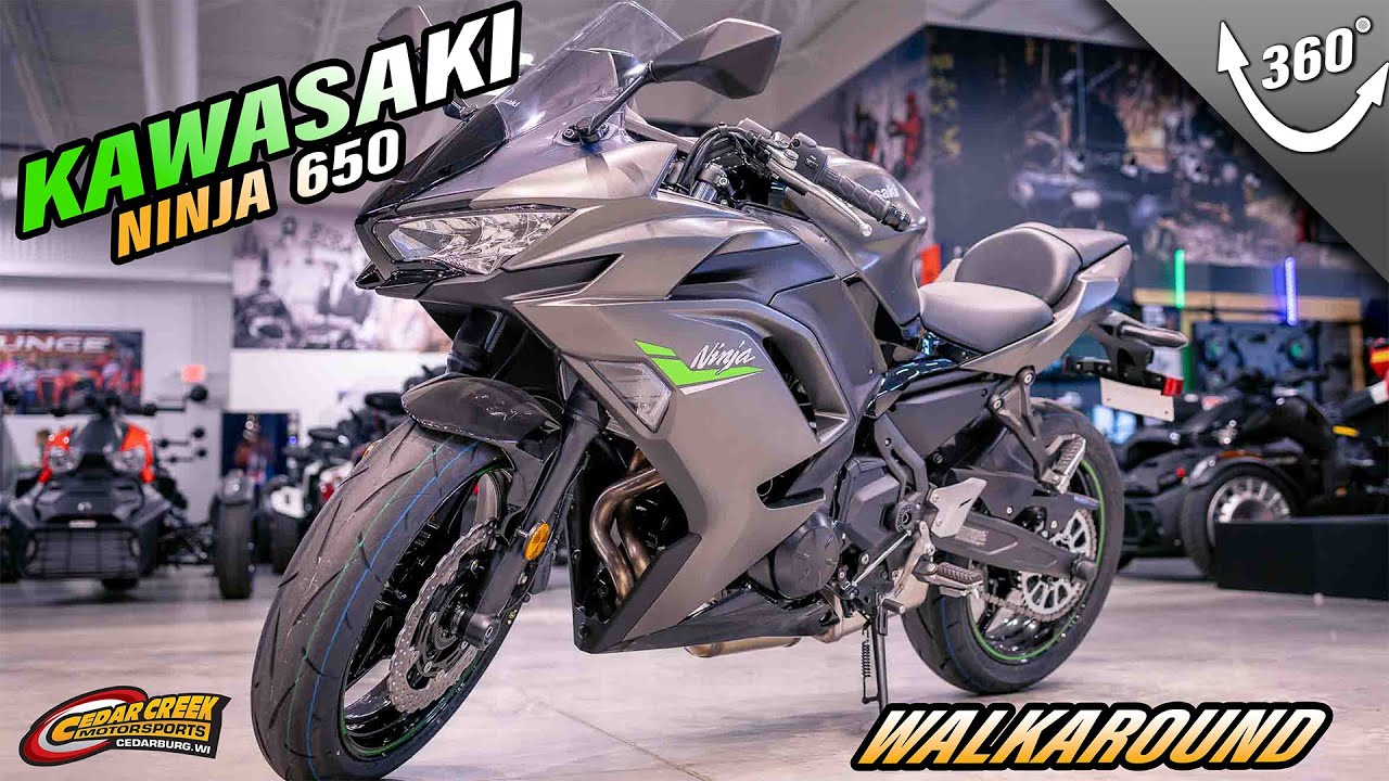 Walkaround | 2024 Kawasaki Ninja® 650 Metallic Matte Graphenesteel