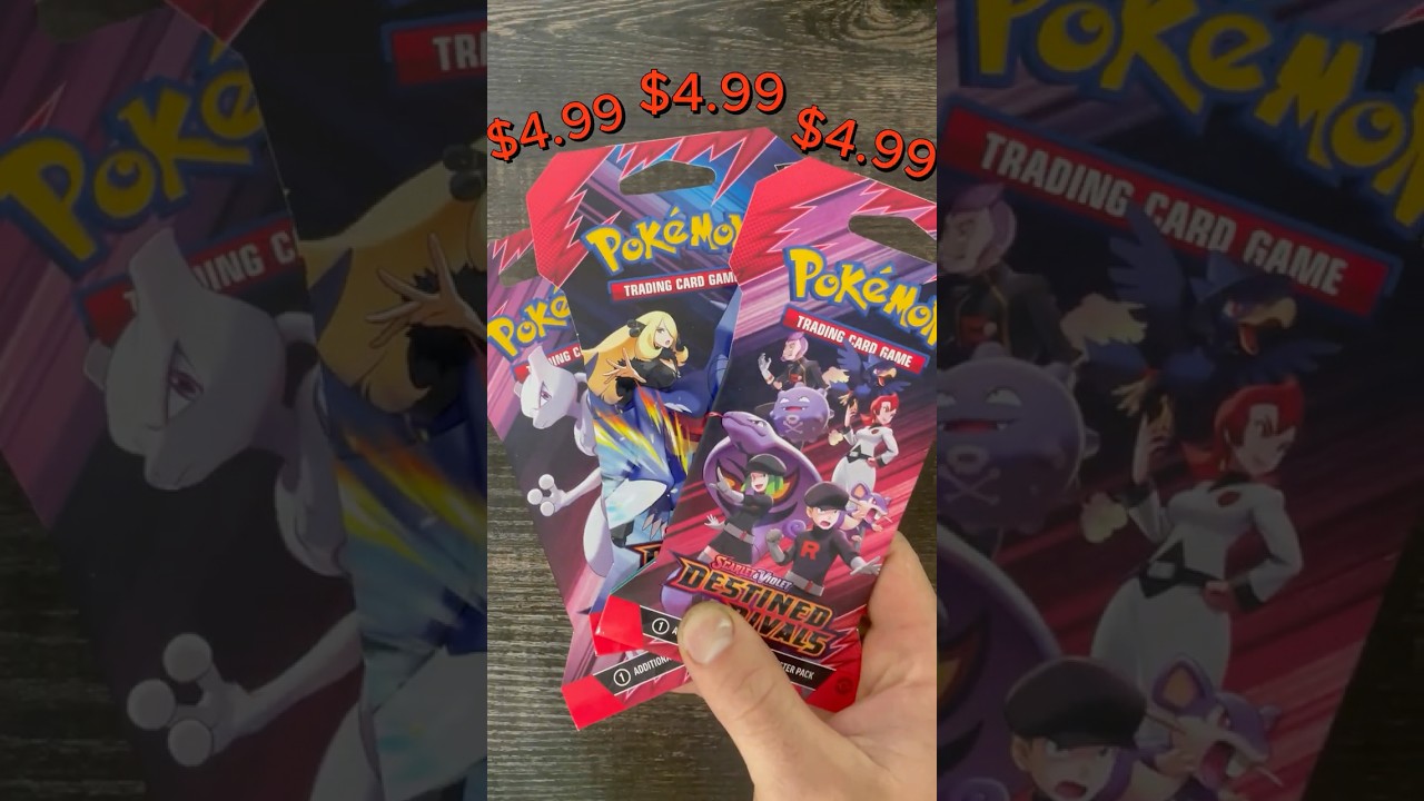 Opening 3 Pokemon Scarlet & Violet Destined Rivals Blister packs.