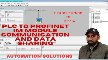 Siemens PLC to ET200 ProfiNet Module Communication and Data Sharing. ProfiNet Devices Communication