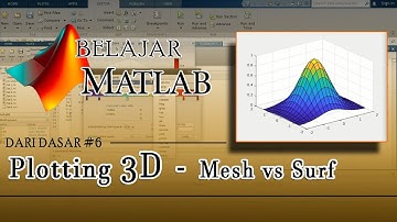 Plotting 3D (MESH vs SURF) ‼️| EP6 - BELAJAR MATLAB DARI DASAR