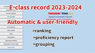 E-CLASS RECORD FOR STRENGTHENDED SHS PROGRAM 2026-2025