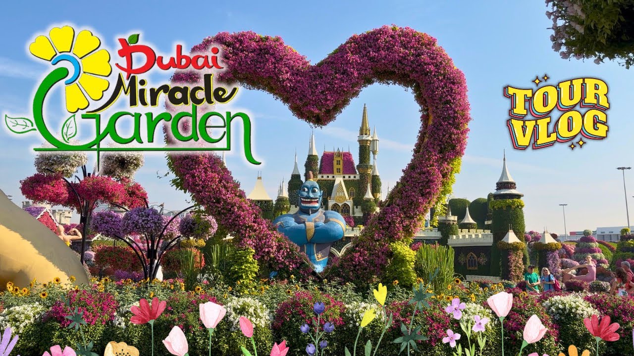 Dubai Miracle Garden 2026 Vlog | Full Walkthrough Tour