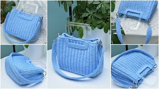 One of the most beautiful bags in my collection Crochet pattern for beginners