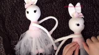 Perde Tutucu Amigurumi Tavşan