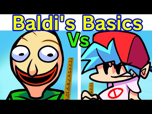 Baldi as seen in Baldi's Basics in Funkin, but it's badly made in  Anim8or! : r/BaldisBasicsEdu