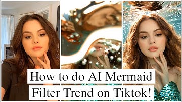 How to do Ai Mermaid Filter Trend on TikTok? | Mermaid Ai Effect Trend | Mermaid Ai Effect Tutorial