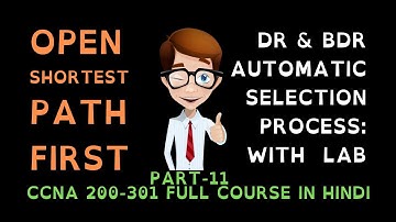 66. Free CCNA (NEW) | OSPF - DR & BDR Selection Process in Hindi | CCNA200-301 Complete Course Hindi