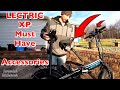 Lectric Xp E-Bike Accessories! Suspension Seat post and Cloud 9 seat upgrade comparison!