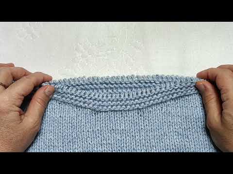 kayık yaka genç kız  süveter yapımı(boat neck sweater cut)