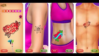 Tattoo Design Studio Game - Gameplay IOS screenshot 2