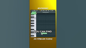 Hidden Piano Roll Features Every Producer Needs To Know | FL Studio Tutorial #shorts