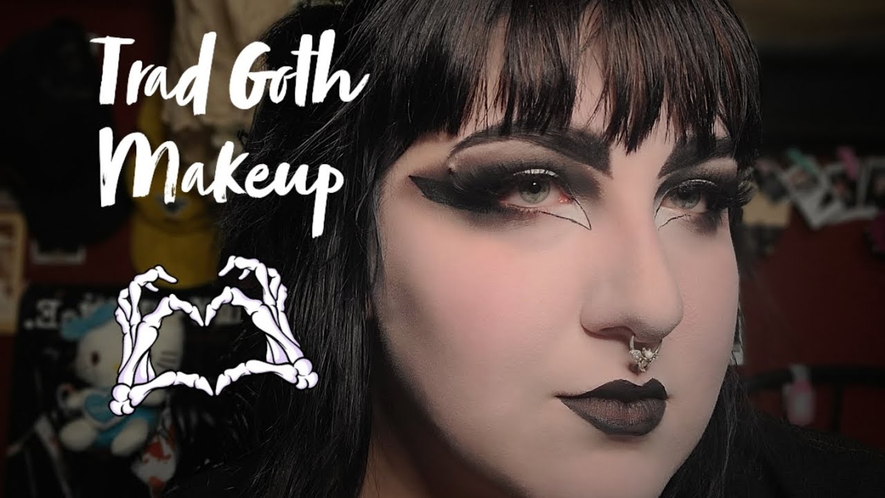 Martinyyy on X: Yoooo here's my last makeup look 🖤 #goth #gothgirl  #tradgoth #gothmakeup #ootd  / X