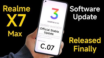 Realme X7 Max Realme Ui 3.0 Official Stable Update Released Finally 🔥🔥🔥