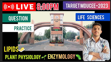 MDUCEE question practice 2 #lifesciences  #plantphysiology #mducee #mducee2023 #mdurohtak