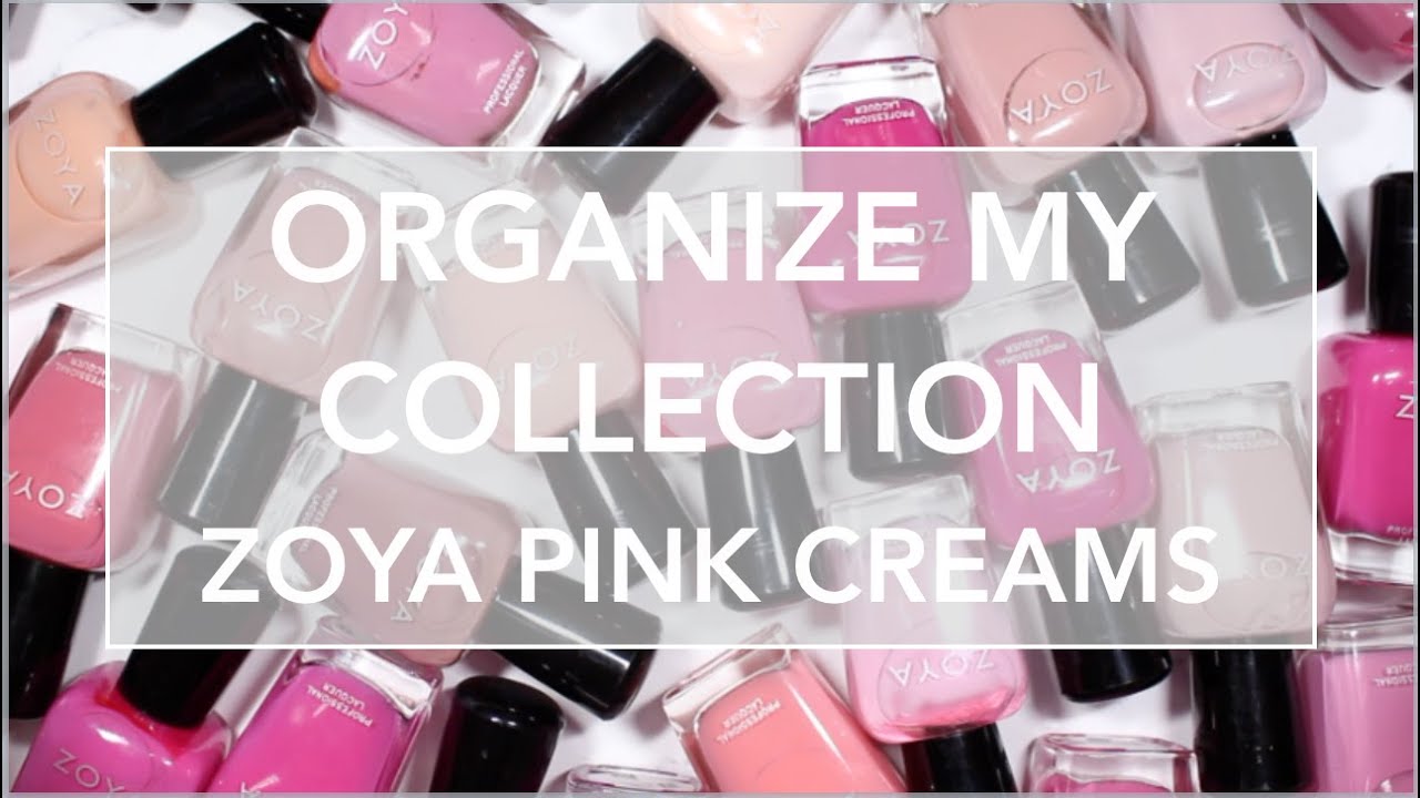 All of Zoya's Pink Creams // Pink Comparison Series 1 YouTube