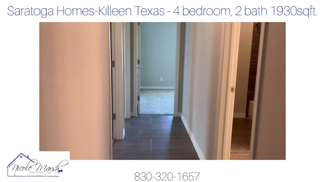 Saratoga Homes Killeen, TX Home Tour YouTube