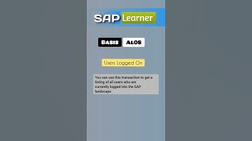 Basis Tcode -AL08 (2) Functionality #sap #basis