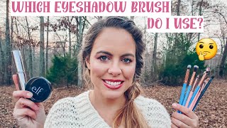 HOW TO CHOOSE YOUR EYESHADOW BRUSHES AND USE THEM!!