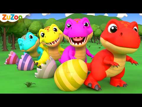 Huevos Sorpresa de Dinosaurios 🦖🥚 | ZuZoo en Español | Canciones Infantiles