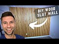How To Build A Wood Slat Wall (Step-By-Step)