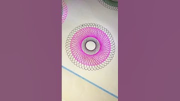 The Spirograph Art Make | Ladki Deewani | #spirograph #shorts #Atik_official