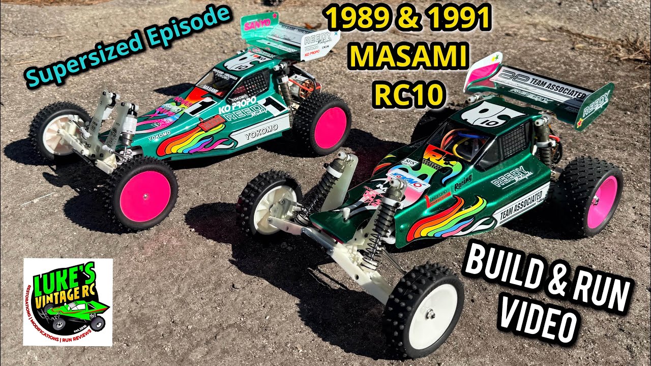 Team Associated 1989 And 1991 Stealth Car Masami Edition Build and Run