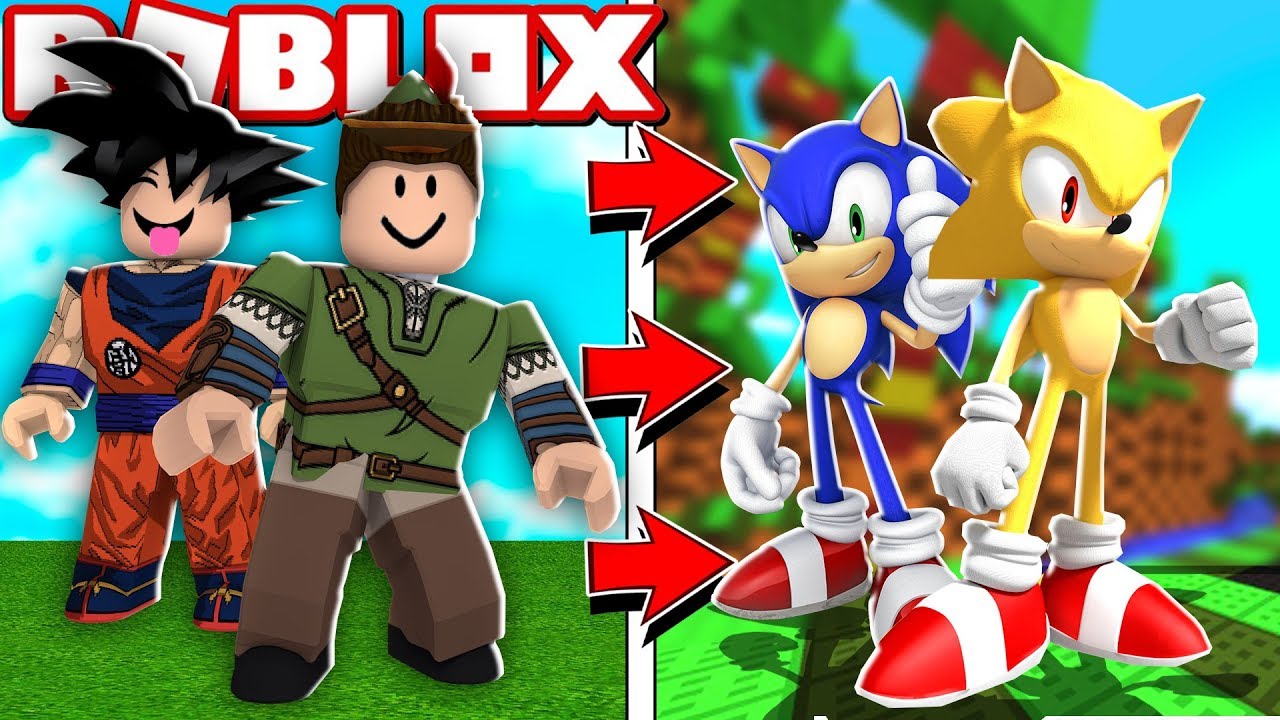 VIREI O SUPER SONIC NO ROBLOX!! 