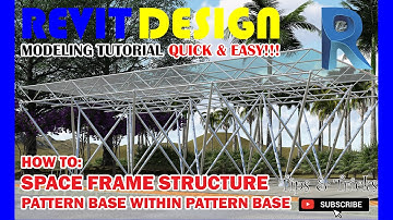 RD025. How to: Parametric Space Frame Structure. Pattern Base within Pattern Base in Revit.