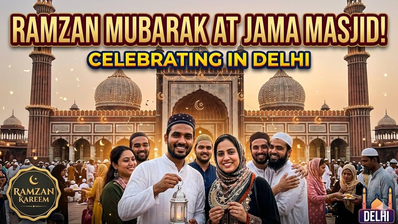 Jama Masjid roza kholne ka alg hi sukoon hain ap sab apni family ke our dosto ke sath ek bar jarur❤️