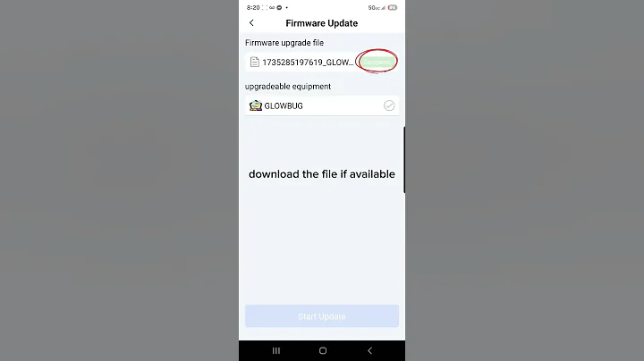 Firmware Update Instructions