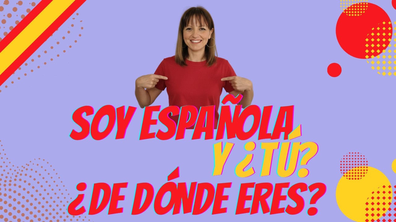 🌍 |Tu Nacionalidad en Español en 5 MIN ⚡ | الجنسيات الإسبانية | Marroquí Egipcio Sirio Libanés | A1