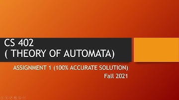 CS402 Assignemnt  1 Fall 2021