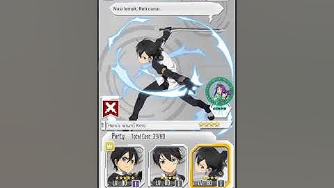 Sword Art Online Memory Defrag - 3 of kind Kirito Ordinal Scale Version