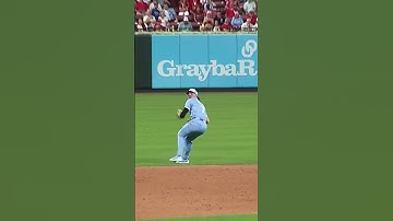 The speed at which Bobby Witt Jr. can turn these plays is absolutely absurd 🤯 #MLB #defense