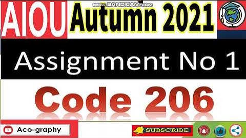 AIOU Code 206 Solved Assignment No.1 Autumn 2021 | Islamiyat (Com) | Level: Matric | ⏩Download links