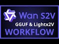 Wan-S2V GGUF Files RELEASED! (GGUF & Lightx2v ComfyUI Workflow)