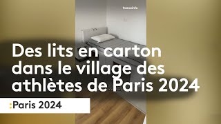 Paris 2024 : des lits en carton et pas d'alcool dans les bars, on a visité le village des athlètes