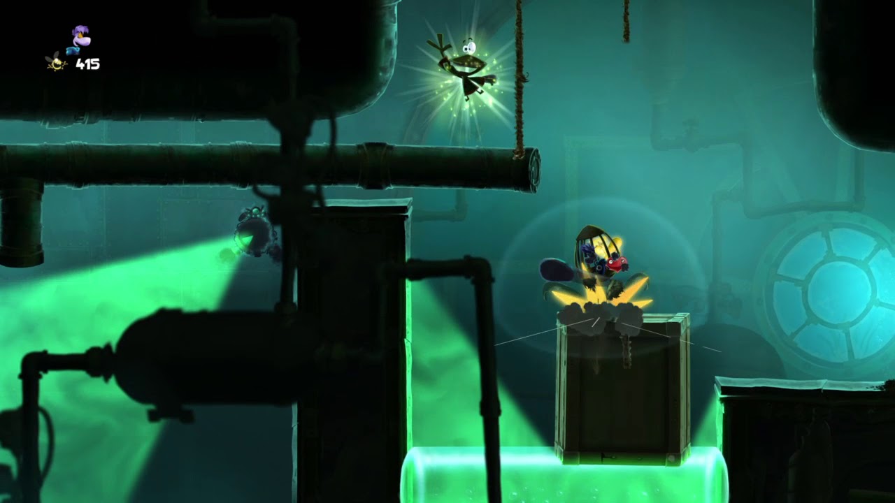 Rayman Legends 20 000 Lums Under The Sea the deadly lights YouTube