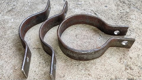 Manual Tool For Pipe Clamp Making / Simple Tricks For Round Pipe Clamp Making / Round Pipe Clamp