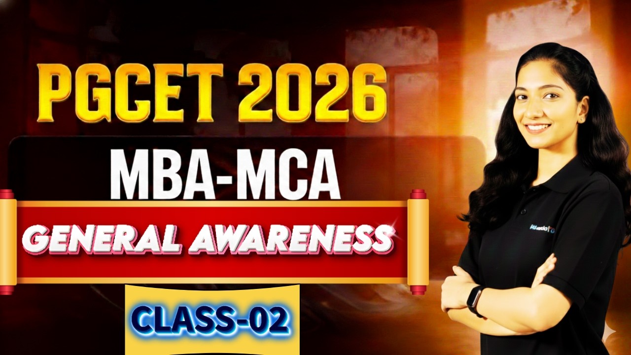 PGCET  MBA - MCA 2026 | GENERAL AWARENESS | static GS-GK | Part-2   #pgcetexam2026